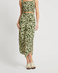 JADE VINE PRINT SKIRT WOMENS SKIRTS