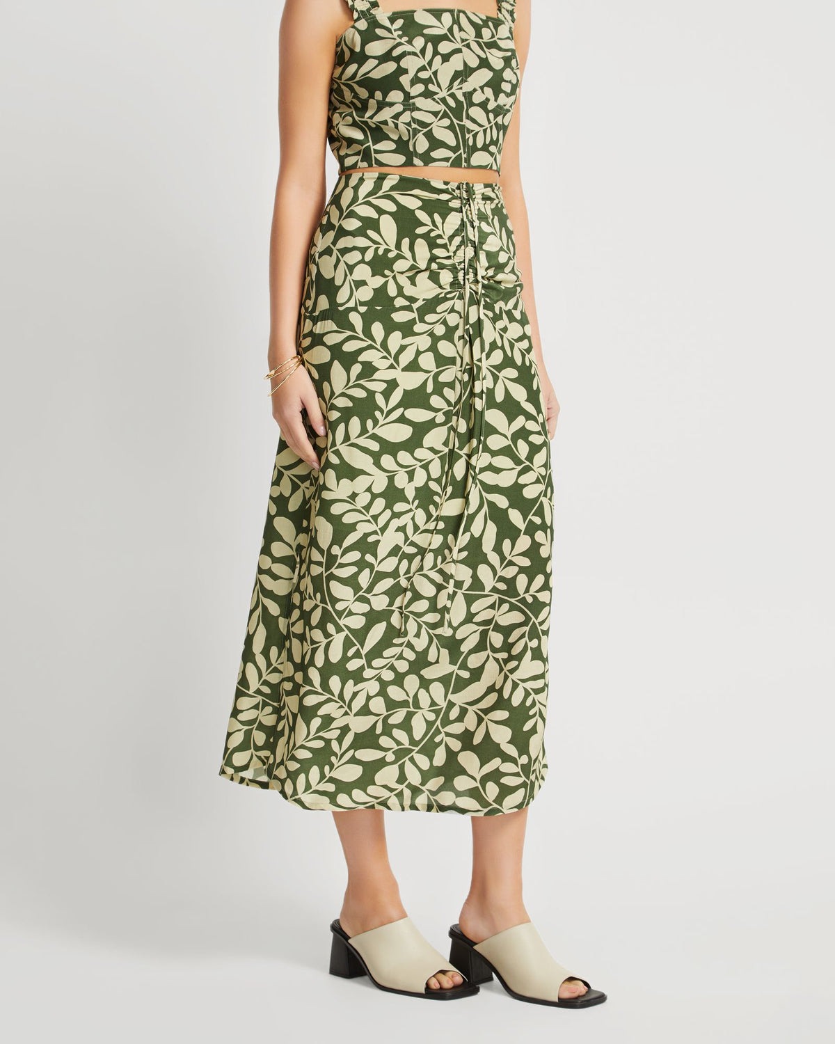 JADE VINE PRINT SKIRT WOMENS SKIRTS