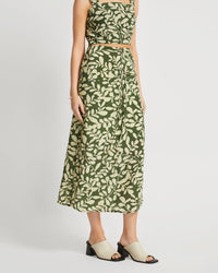 JADE VINE PRINT SKIRT WOMENS SKIRTS
