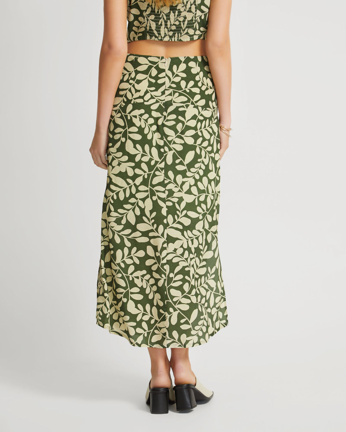 JADE VINE PRINT SKIRT WOMENS SKIRTS