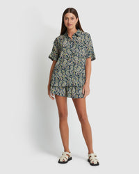 JASMINE PARSLEY SHORT SLEEVE SHIRT WOMENS SHIRTS