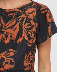 ELOISE FLORAL PRINT DRESS WOMENS DRESSES