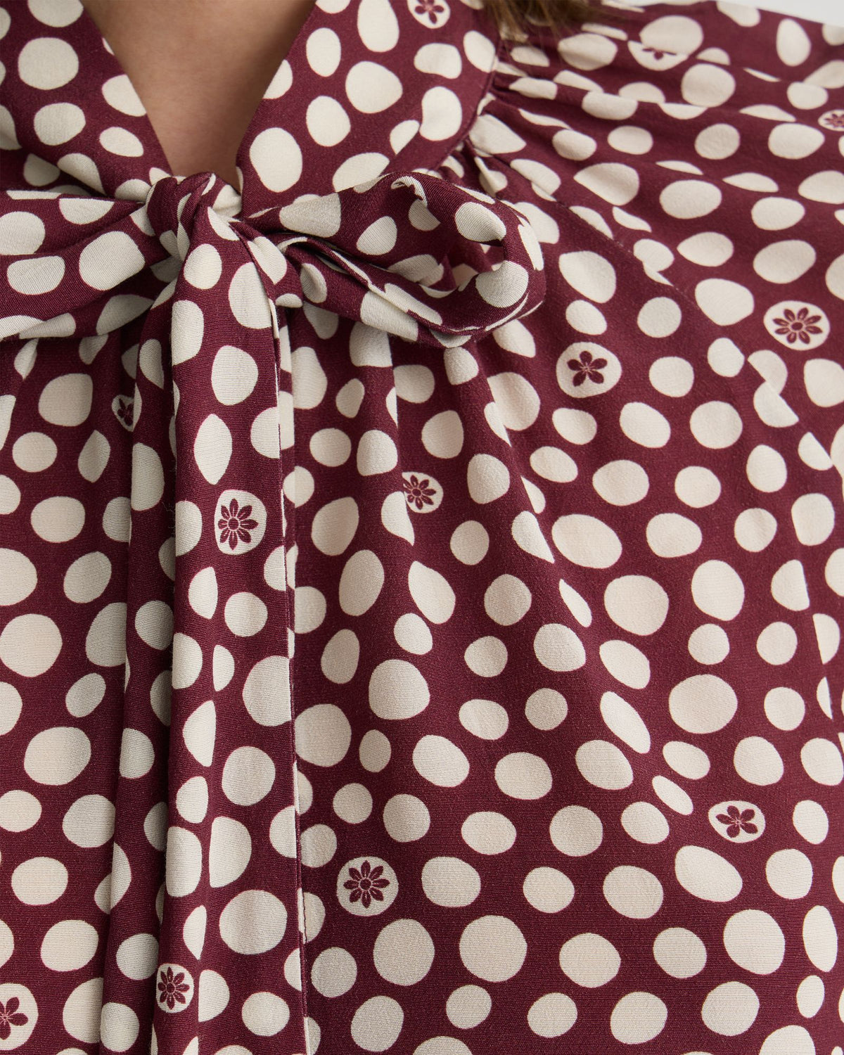 Simone Tie Neck Shirt WOMENS SHIRTS