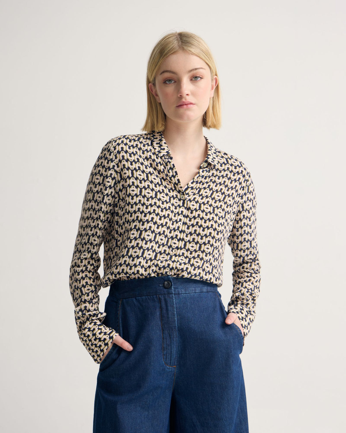 Poppy Printed Blouse WOMENS SHIRTS