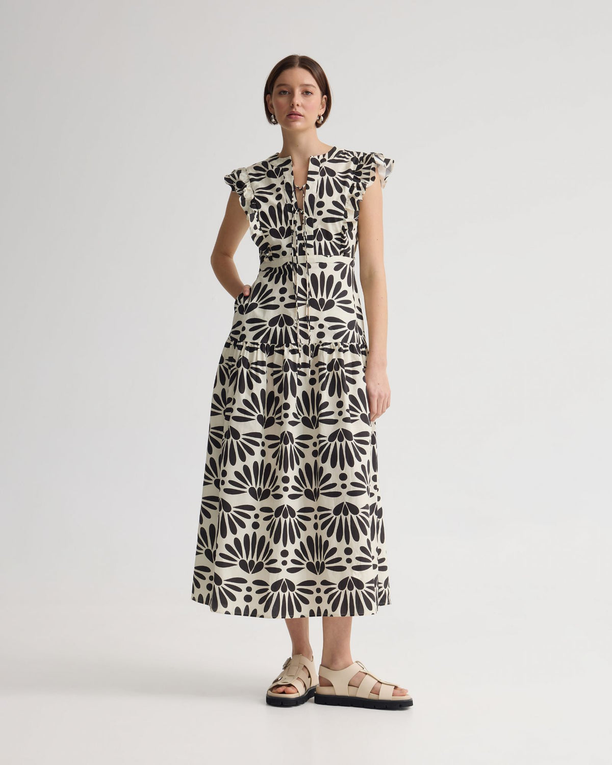 Willa Geo Print Dress WOMENS DRESSES