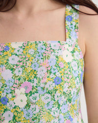 Terra Ditsy Floral Linen Dress WOMENS DRESSES
