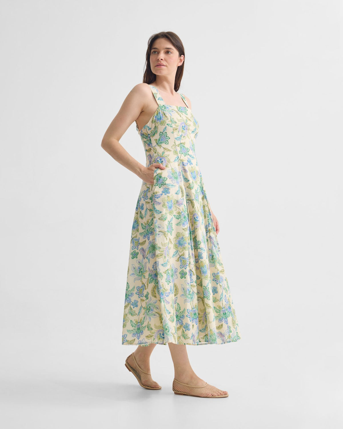 Marion Chintz Floral Dress WOMENS DRESSES