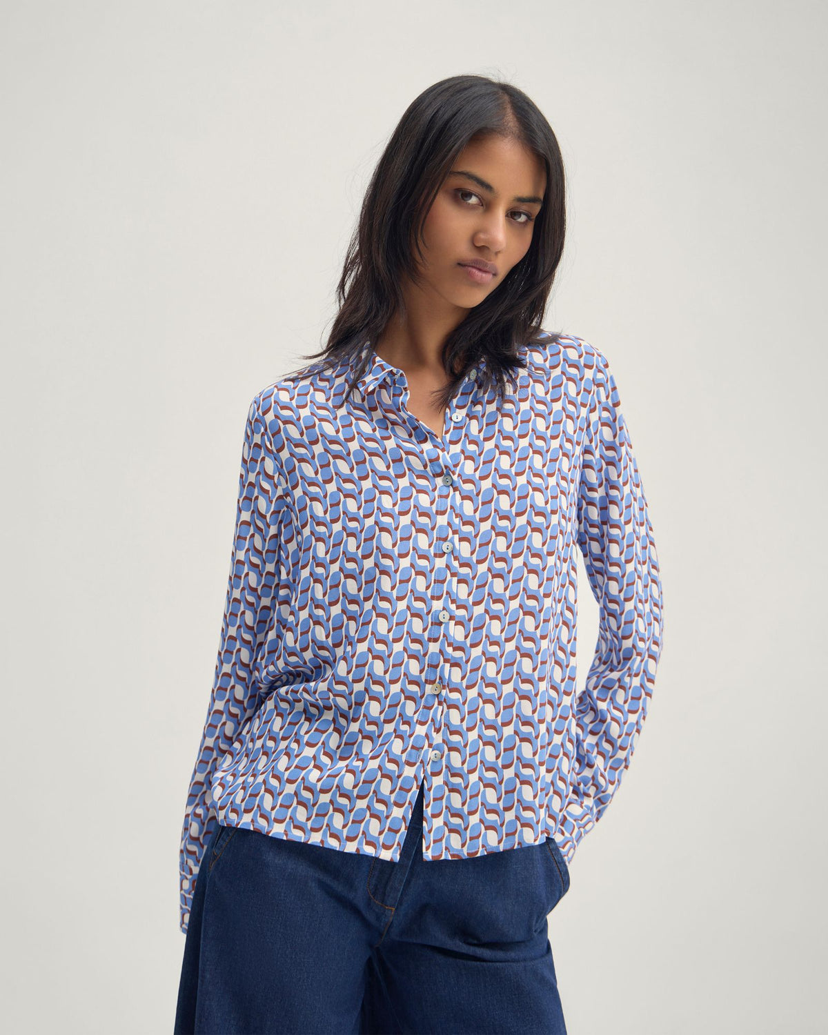 Poppy Geo Print Shirt WOMENS SHIRTS