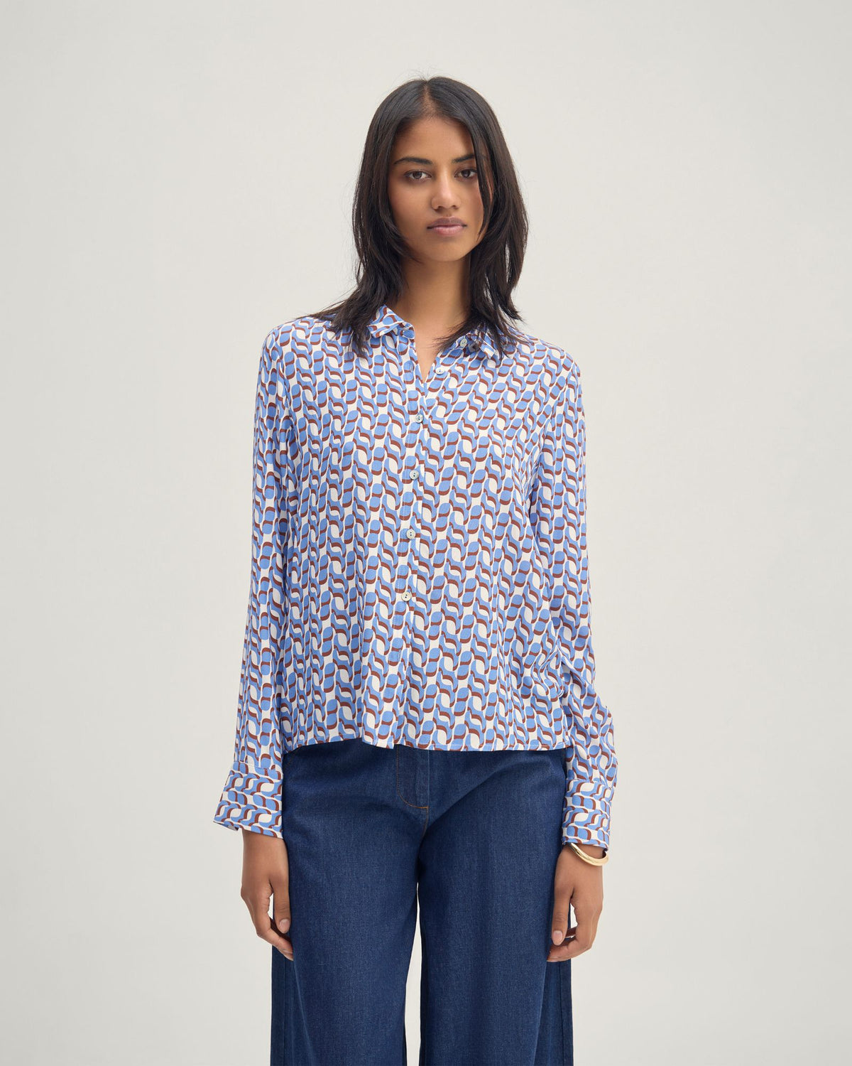 Poppy Geo Print Shirt WOMENS SHIRTS