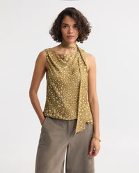 Katrine Bambi Print Scarf Top WOMENS TOPS