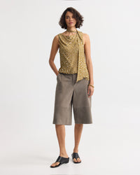 Katrine Bambi Print Scarf Top WOMENS TOPS