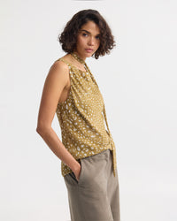 Katrine Bambi Print Scarf Top WOMENS TOPS
