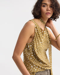 Katrine Bambi Print Scarf Top WOMENS TOPS