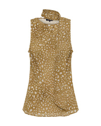Katrine Bambi Print Scarf Top WOMENS TOPS