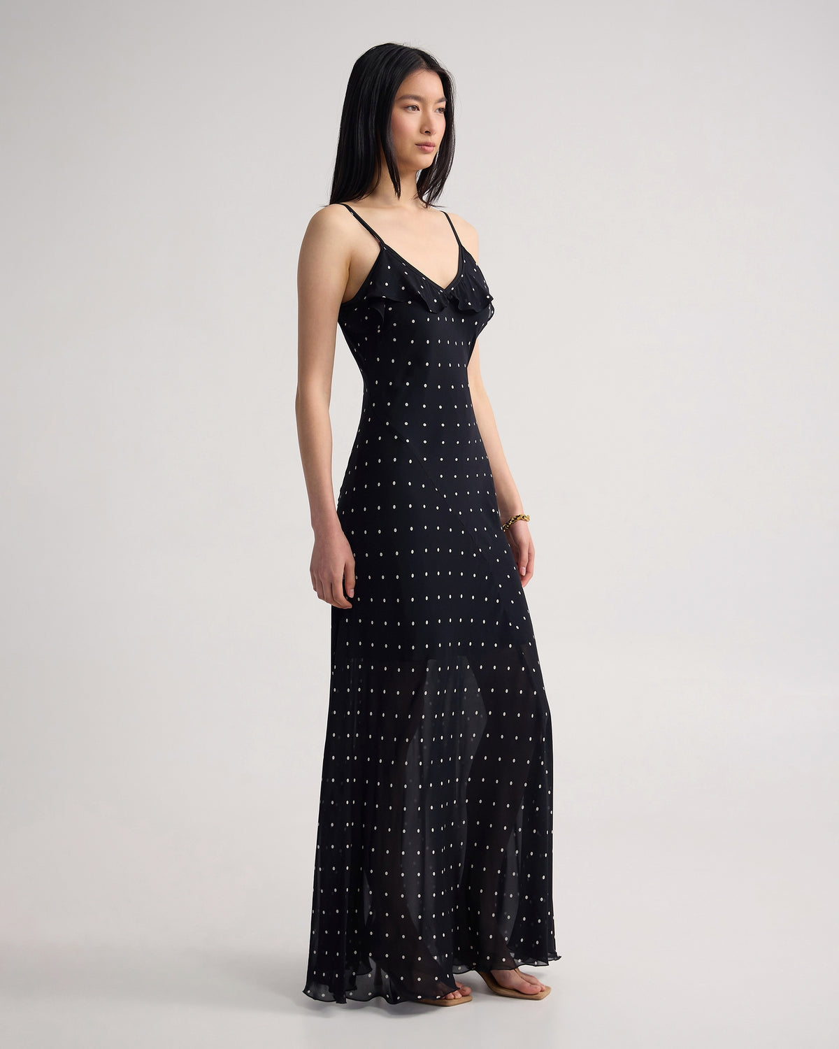 Georgia Georgette Polka Dot Dress WOMENS DRESSES