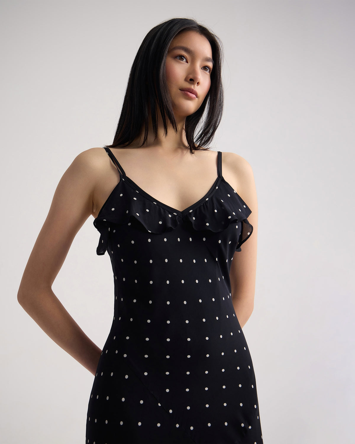 Georgia Georgette Polka Dot Dress WOMENS DRESSES