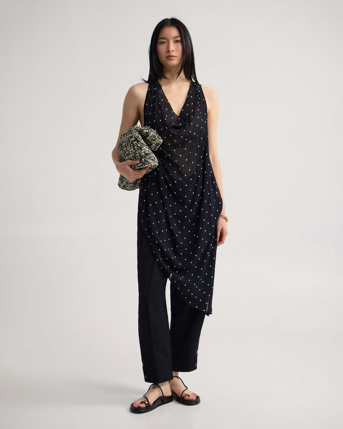 Jasmine Polka Dot Sheer Top WOMENS TOPS