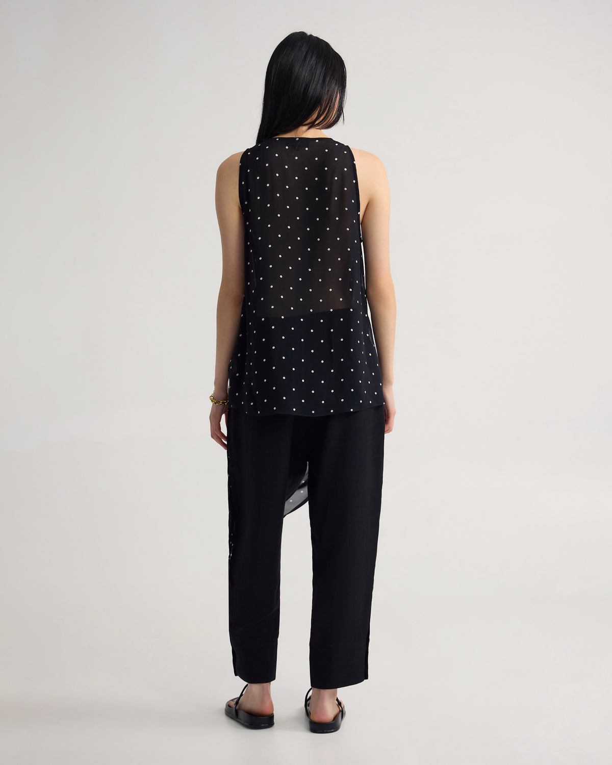 Jasmine Polka Dot Sheer Top WOMENS TOPS