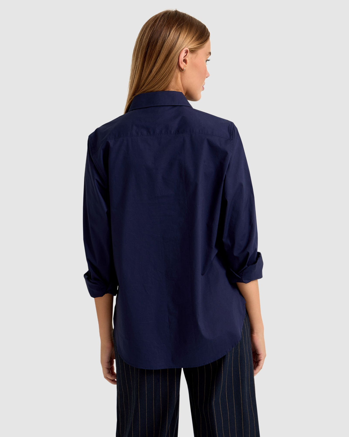 ARIEL TAPE TRIM COTTON SHIRT WOMENS SHIRTS