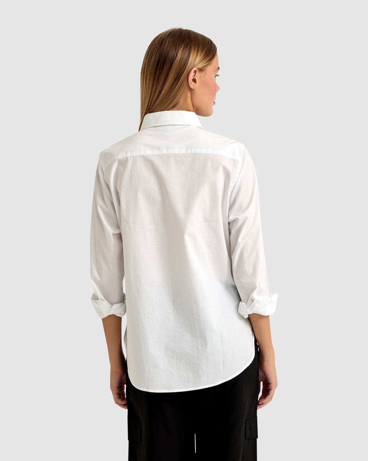 ARIEL TAPE TRIM COTTON SHIRT WOMENS SHIRTS
