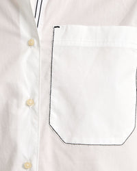 ARIEL TAPE TRIM COTTON SHIRT WOMENS SHIRTS