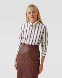 ARIEL COTTON STRIPED SHIRT - AVAILABLE ~ 1-2 weeks WOMENS SHIRTS