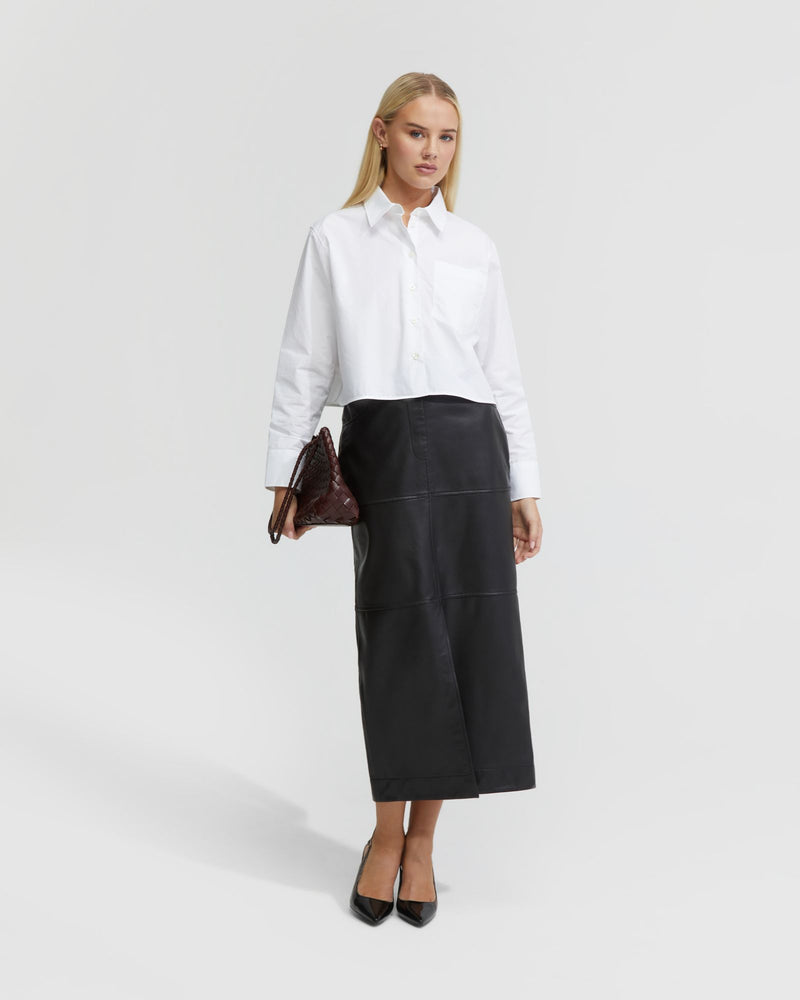 Carrie Cotton Crop Shirt