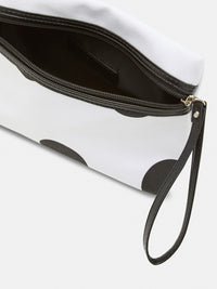 MICHELLE SPOT MAKEUP BAG BLACK/WHITE