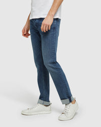 RILEY TAPERED JEANS BLUE