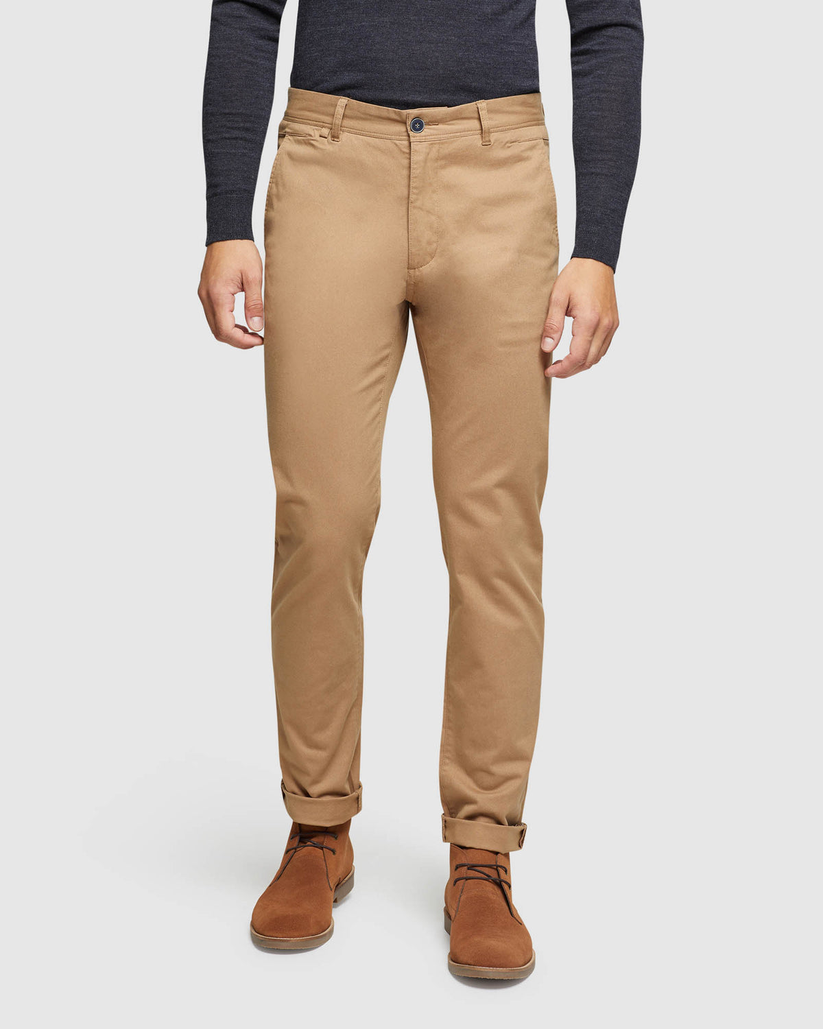 DANNY CASUAL ORGANIC COTTON CHINOS MENS TROUSERS