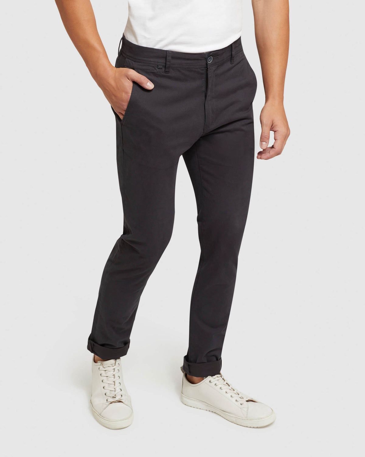 DANNY CASUAL ORGANIC COTTON CHINOS MENS TROUSERS