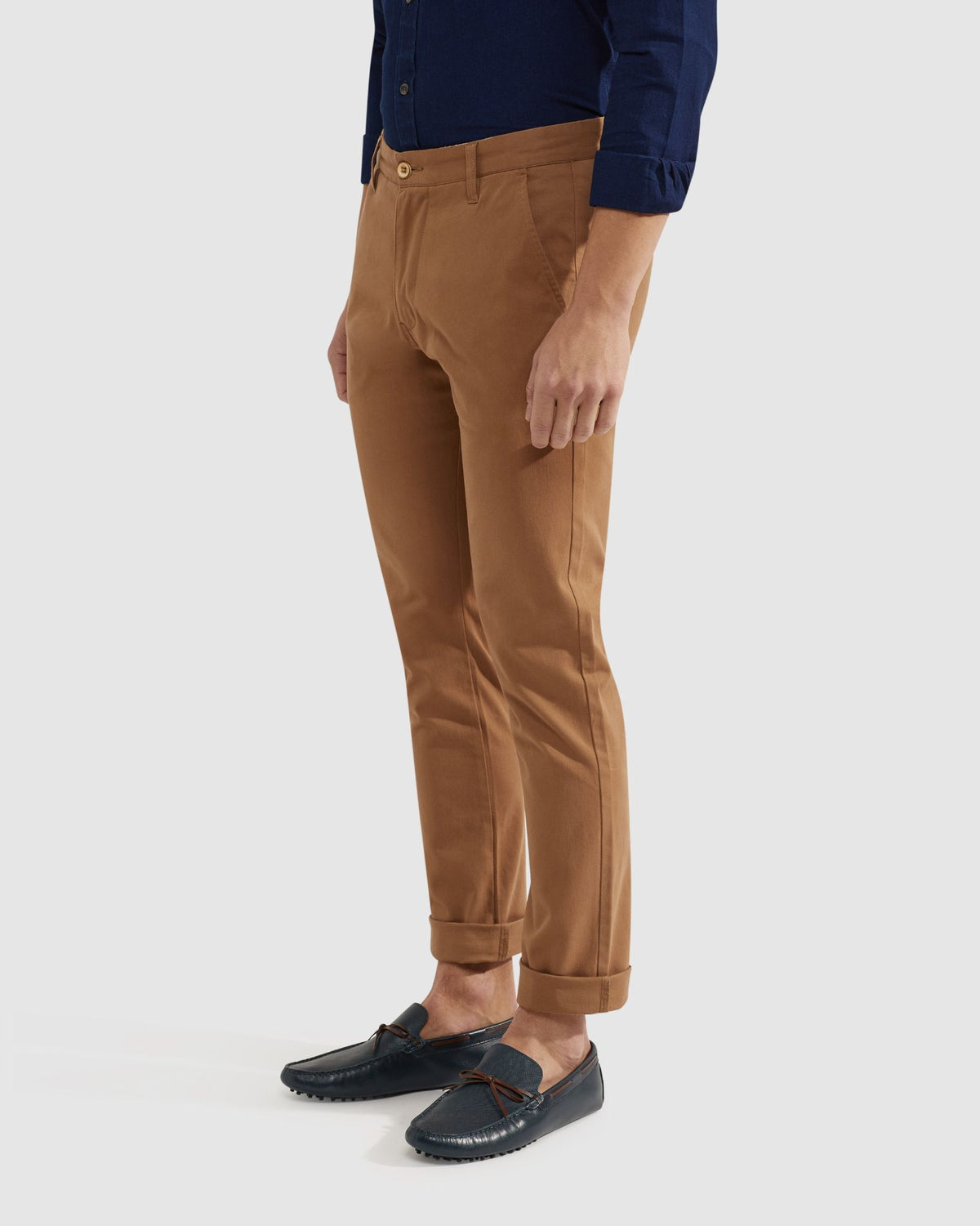 STRETCH SKINNY FIT ORGANIC COTTON CHINOS - AVAILABLE ~ 1-2 weeks MENS TROUSERS