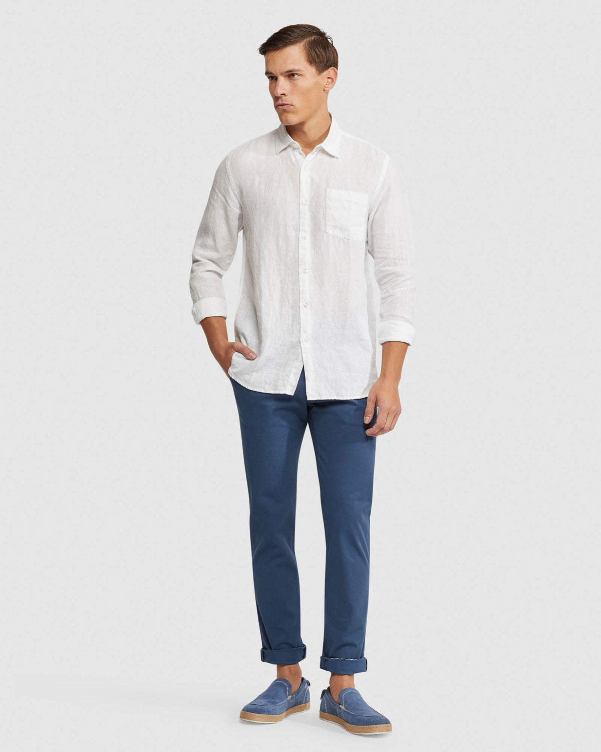 DANNY CASUAL ORGANIC COTTON CHINOS MENS TROUSERS