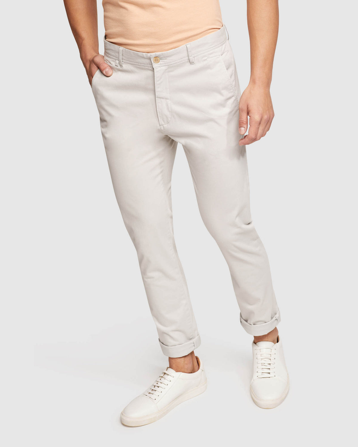 DANNY CASUAL ORGANIC COTTON CHINOS MENS TROUSERS