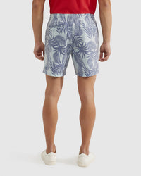 TOBY LINEN COTTON PRINTED SHORTS MENS SHORTS