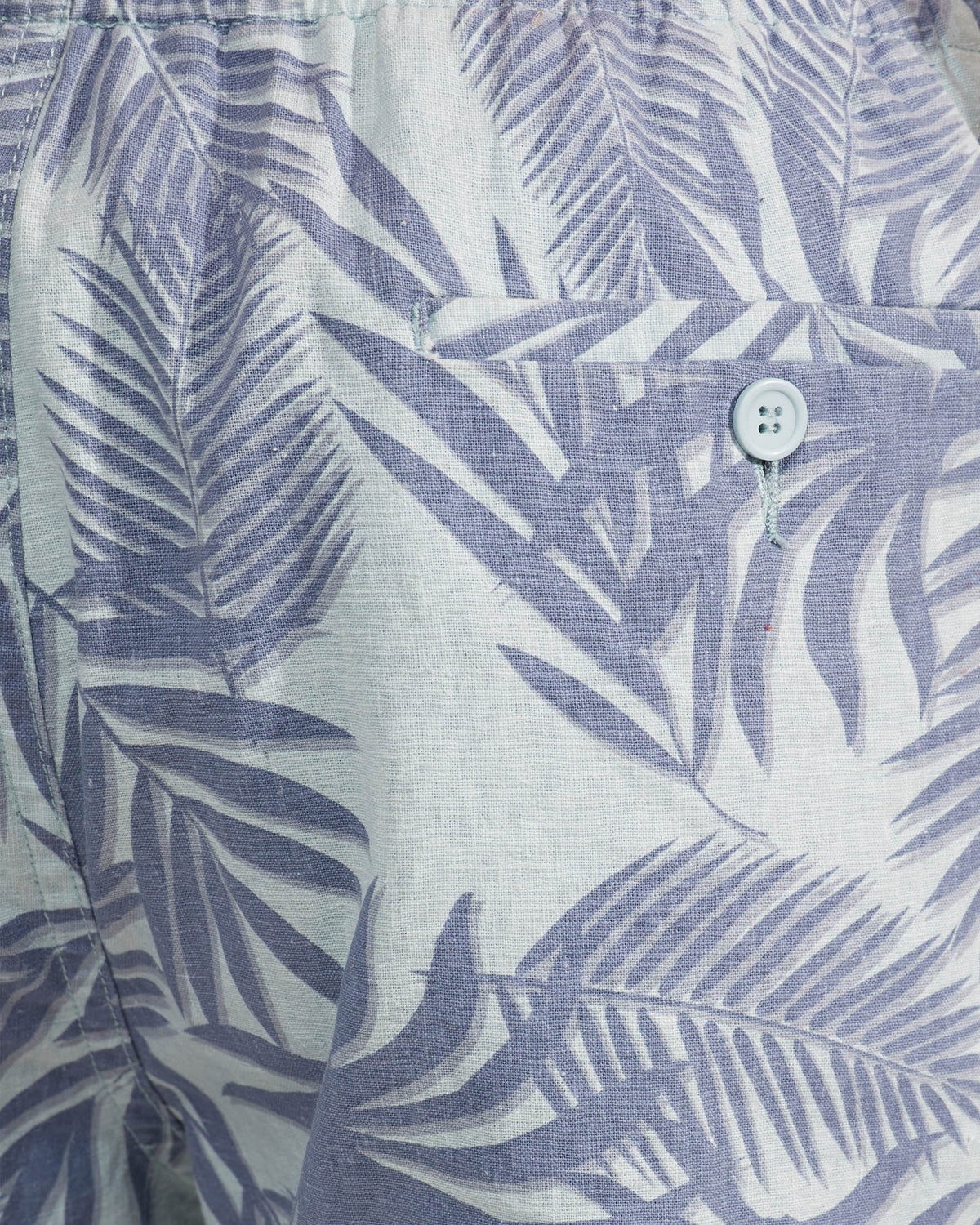 TOBY LINEN COTTON PRINTED SHORTS MENS SHORTS