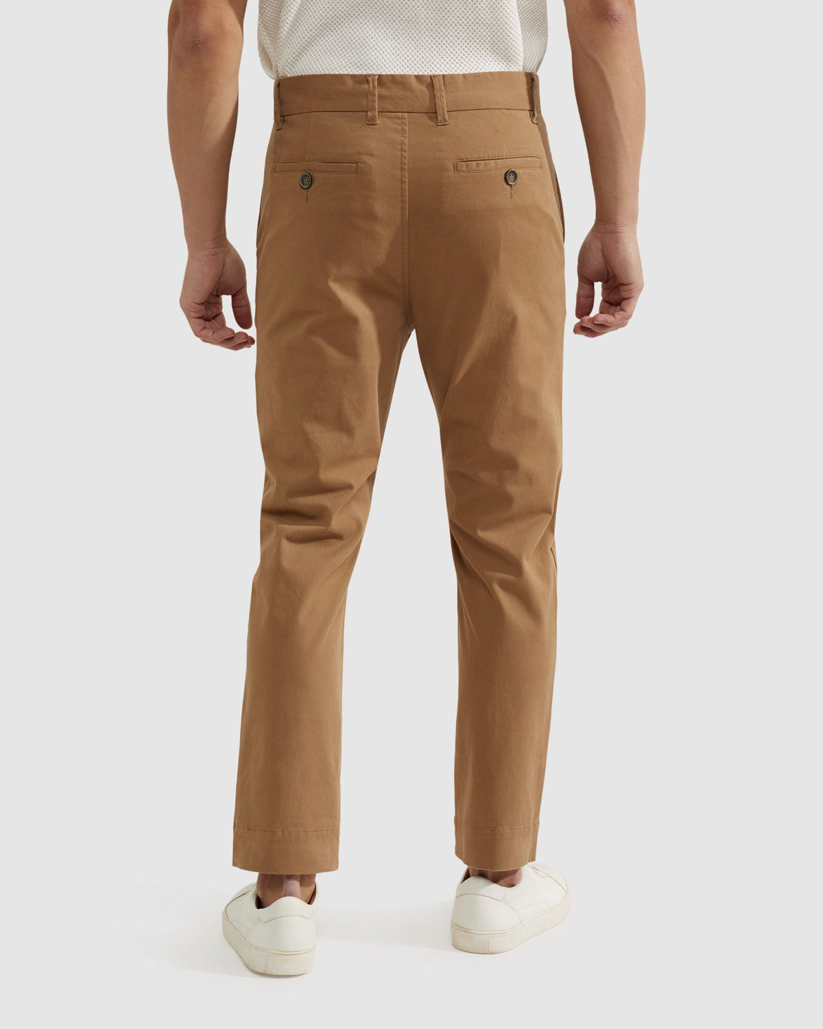 RYAN ORGANIC COTTON FOLDED CUFF CHINOS - AVAILABLE ~ 1-2 weeks MENS TROUSERS