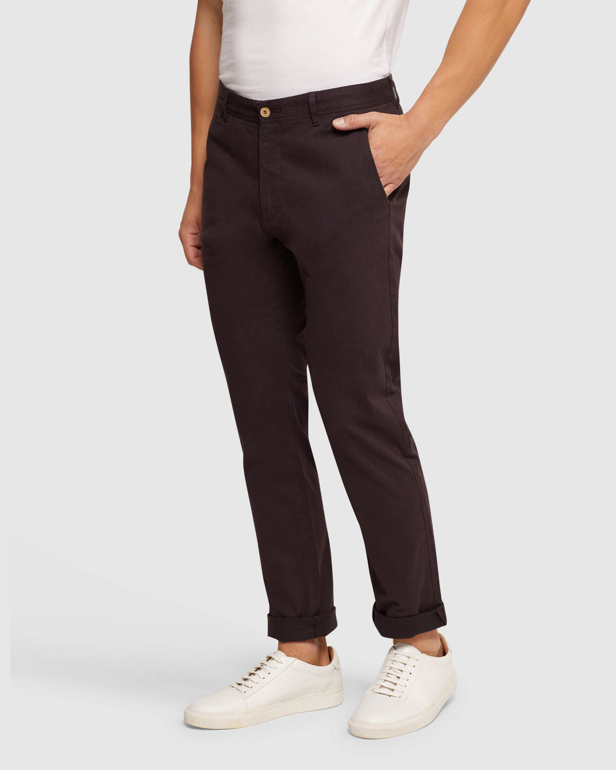 DANNY CASUAL ORGANIC COTTON CHINOS MENS TROUSERS