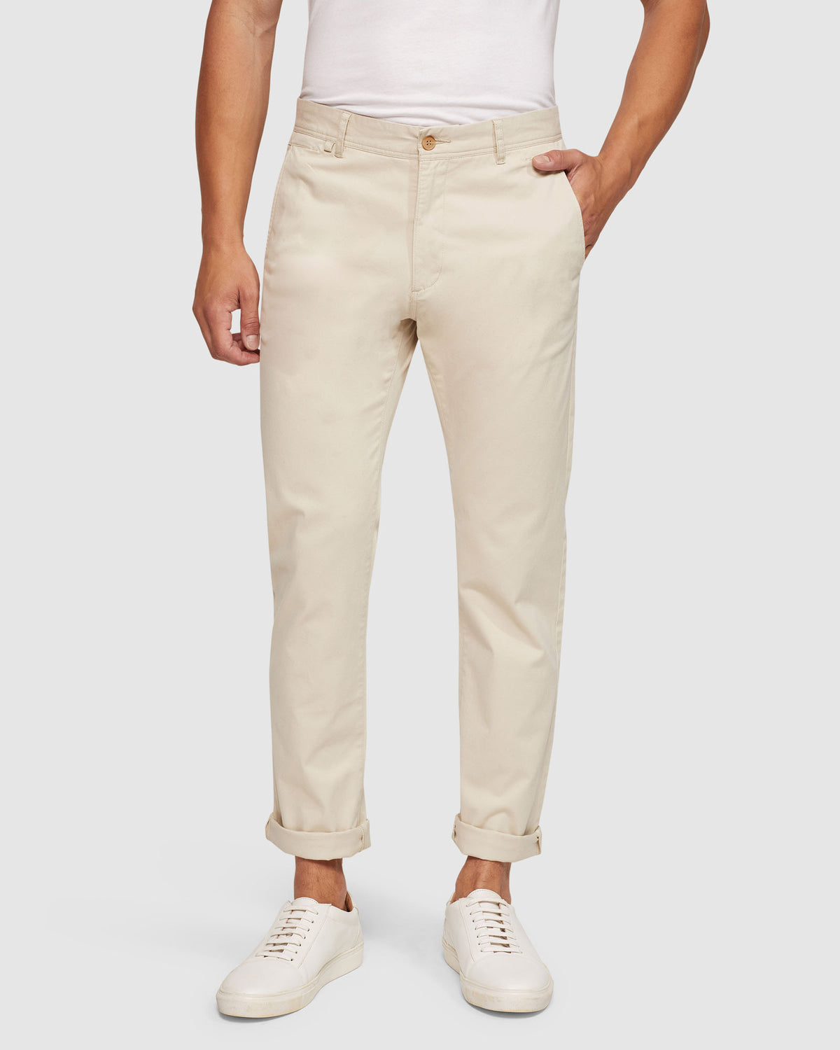DANNY CASUAL ORGANIC COTTON CHINOS MENS TROUSERS