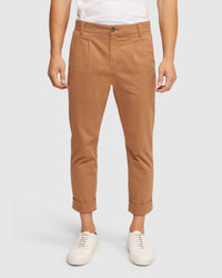RYAN FOLDED CUFF CASUAL CHINOS MENS TROUSERS