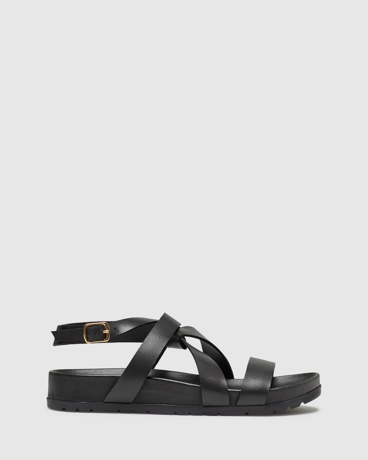 NYOTA LEATHER SANDAL BLACK