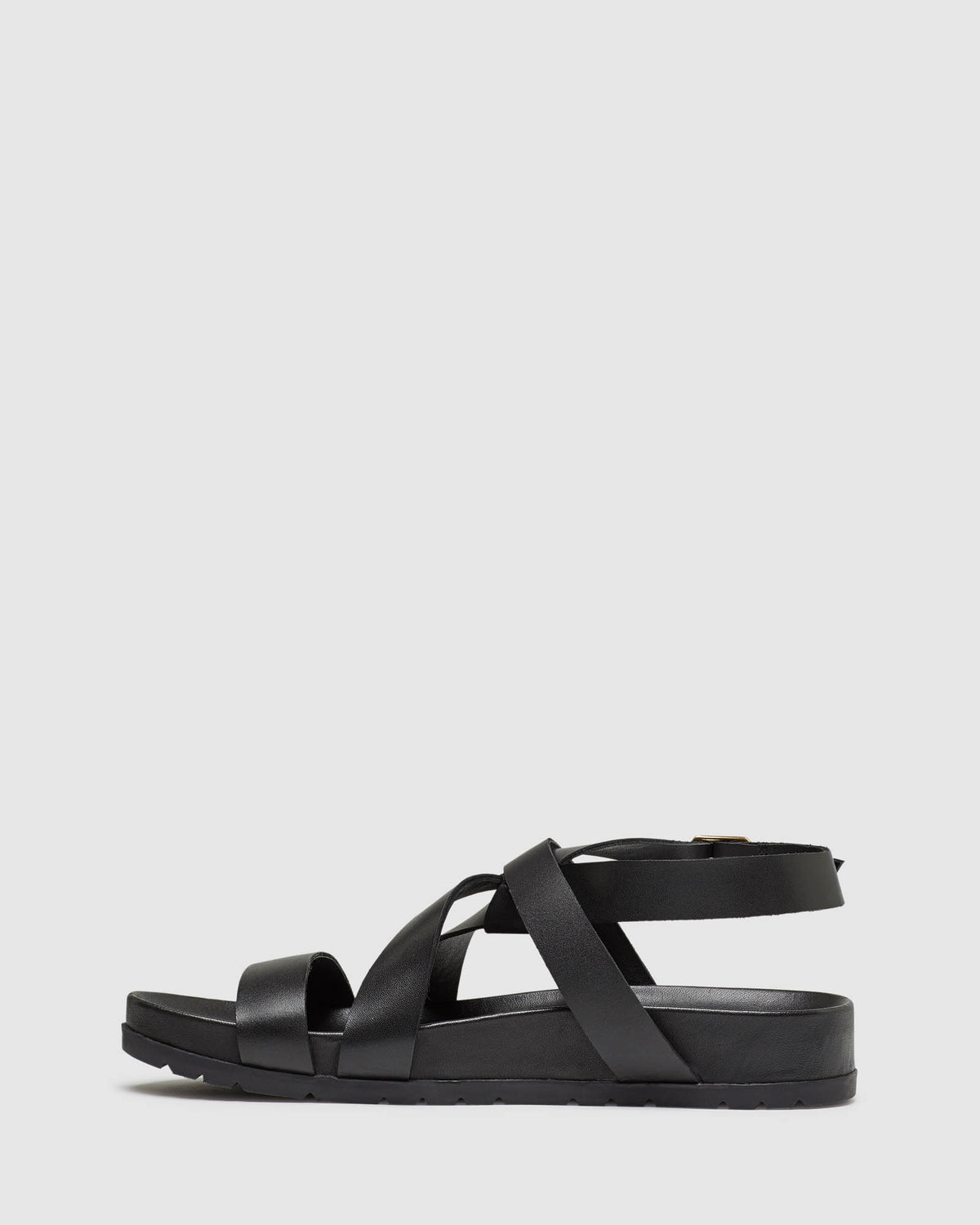 NYOTA LEATHER SANDAL BLACK