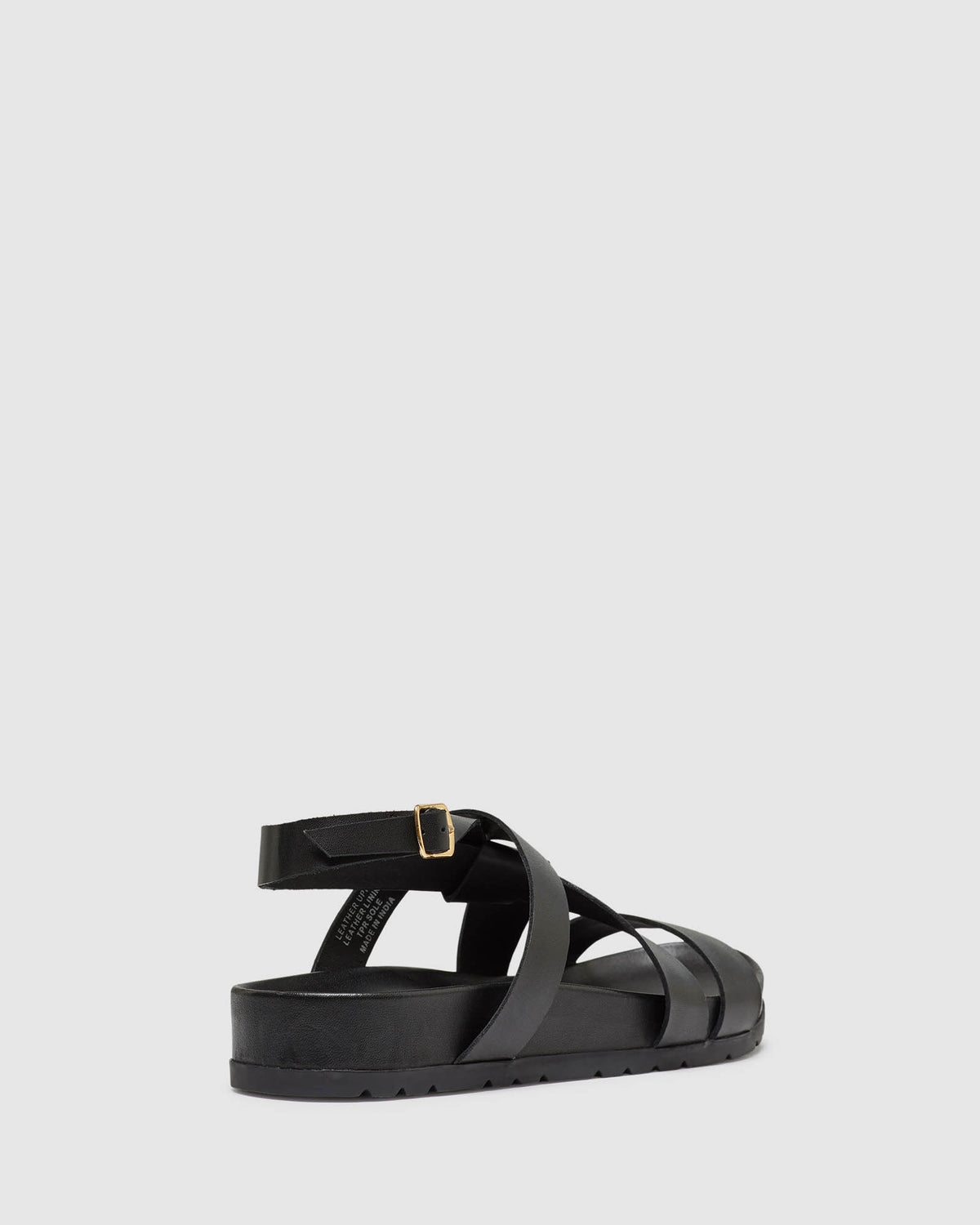 NYOTA LEATHER SANDAL BLACK
