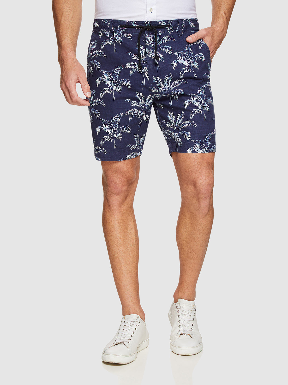 FREDDY PRINTED SHORTS NAVY