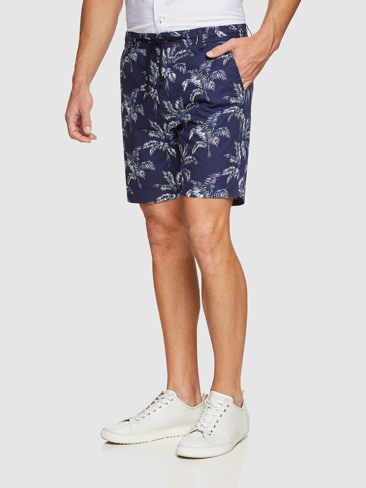 FREDDY PRINTED SHORTS NAVY