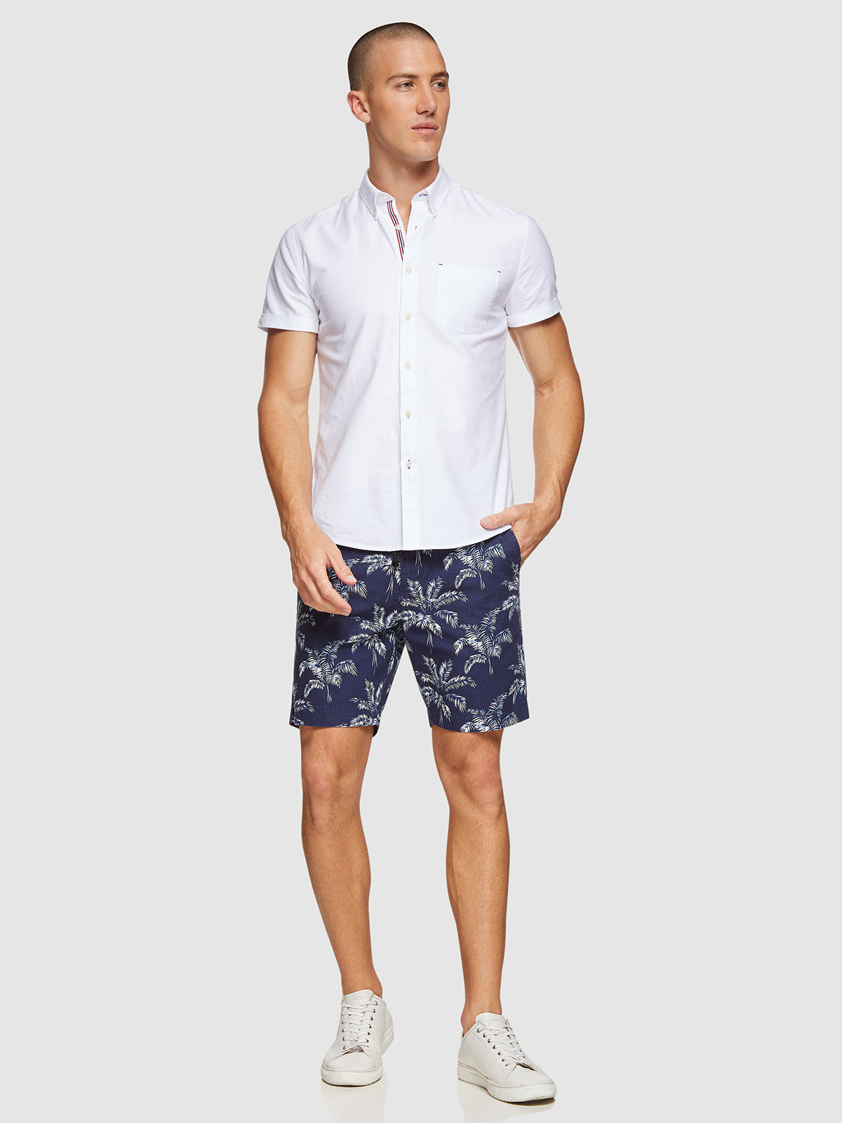 FREDDY PRINTED SHORTS NAVY