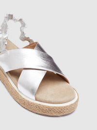 PORTIA ESPADRILLE SILVER