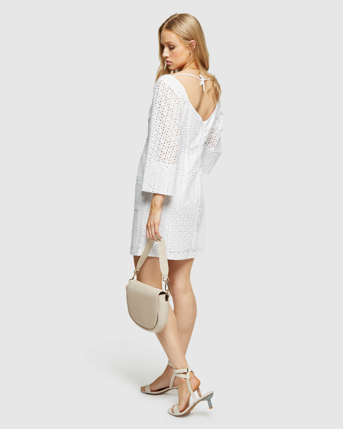 SHIRA BRODERIE DRESS WOMENS DRESSES