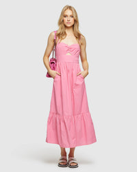 GINNY COTTON DRESS WOMENS DRESSES