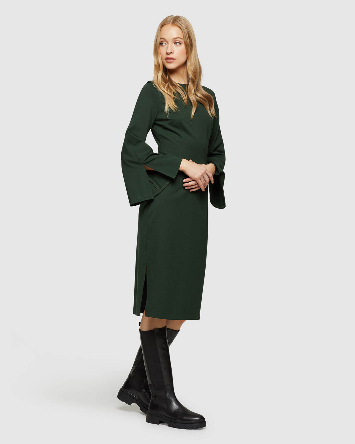 BRAILEY PONTI DRESS WOMENS DRESSES